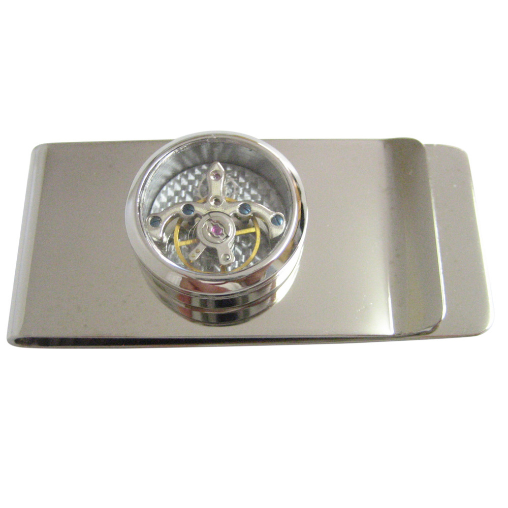 Round Watch Gear Design Money Clip